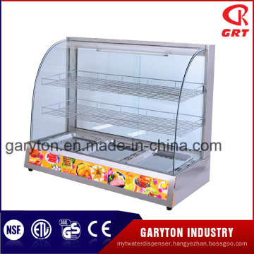 Commercial Electric Curved Food Warmer (GRT-3P-S) Display Showcase with Trays